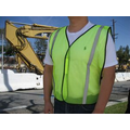 Economy Light Weight Poly Mesh Neon Green Safety Vest